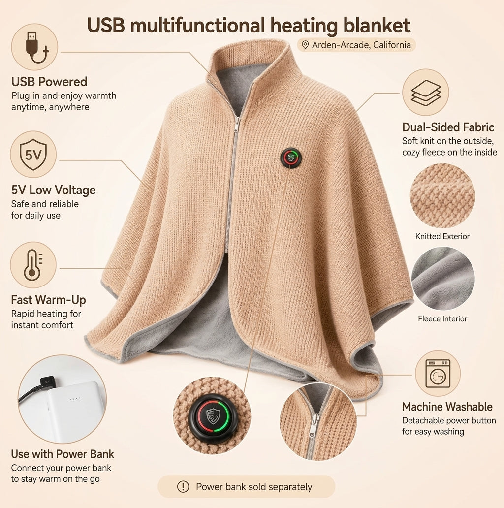 Shawl Heated Blanket