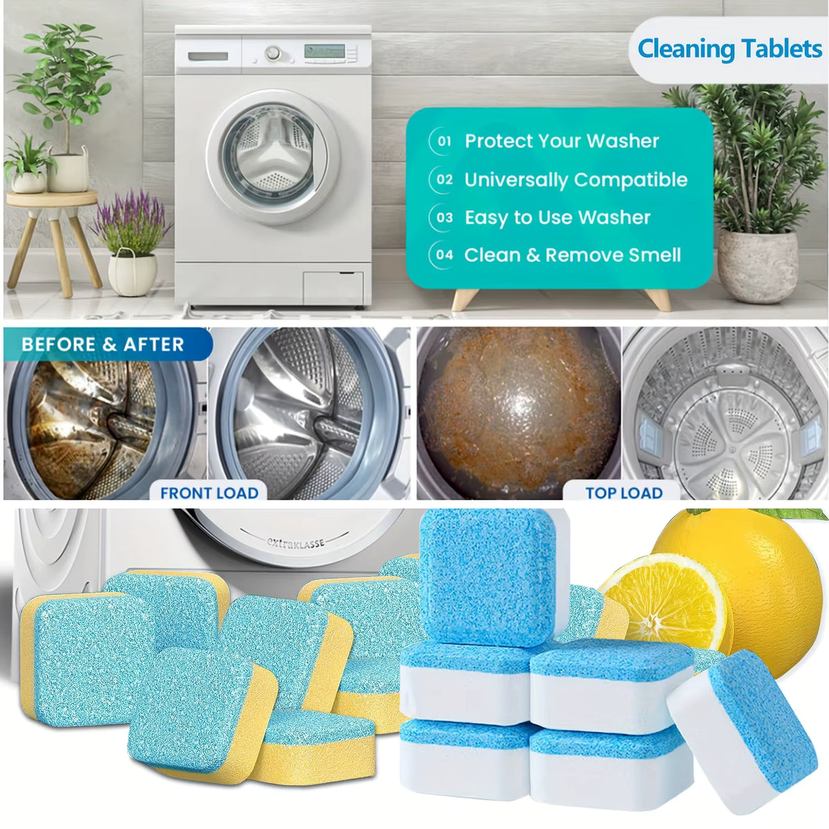 Washing-Machine Cleaning Tablets