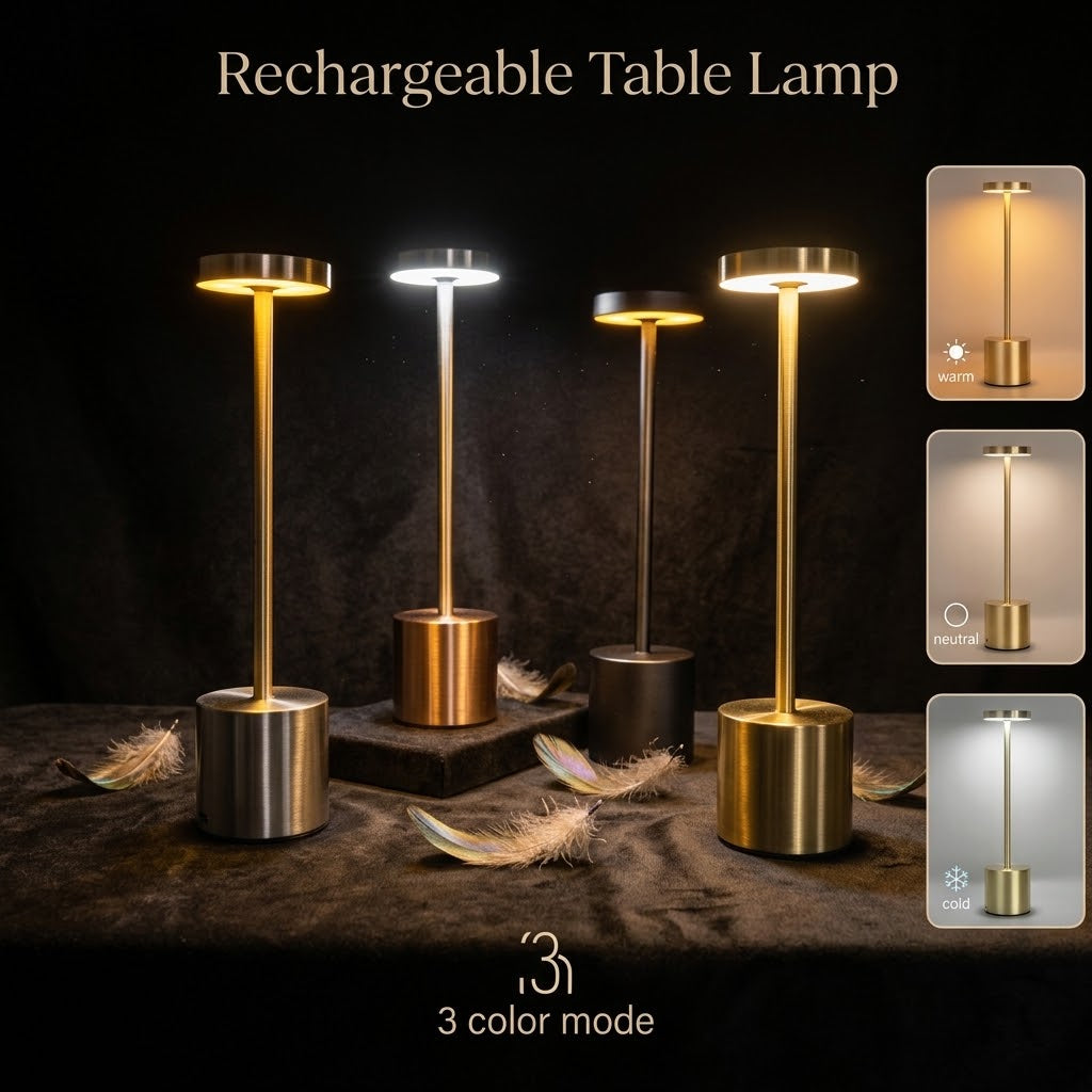 Rechargeable Table LED Lamp