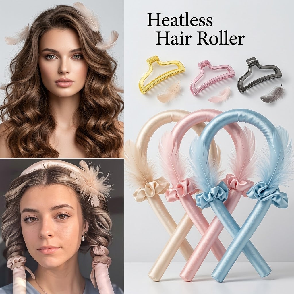 Heatless Hair Curling Set