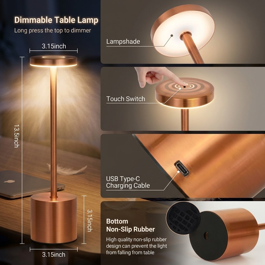 Rechargeable Table LED Lamp