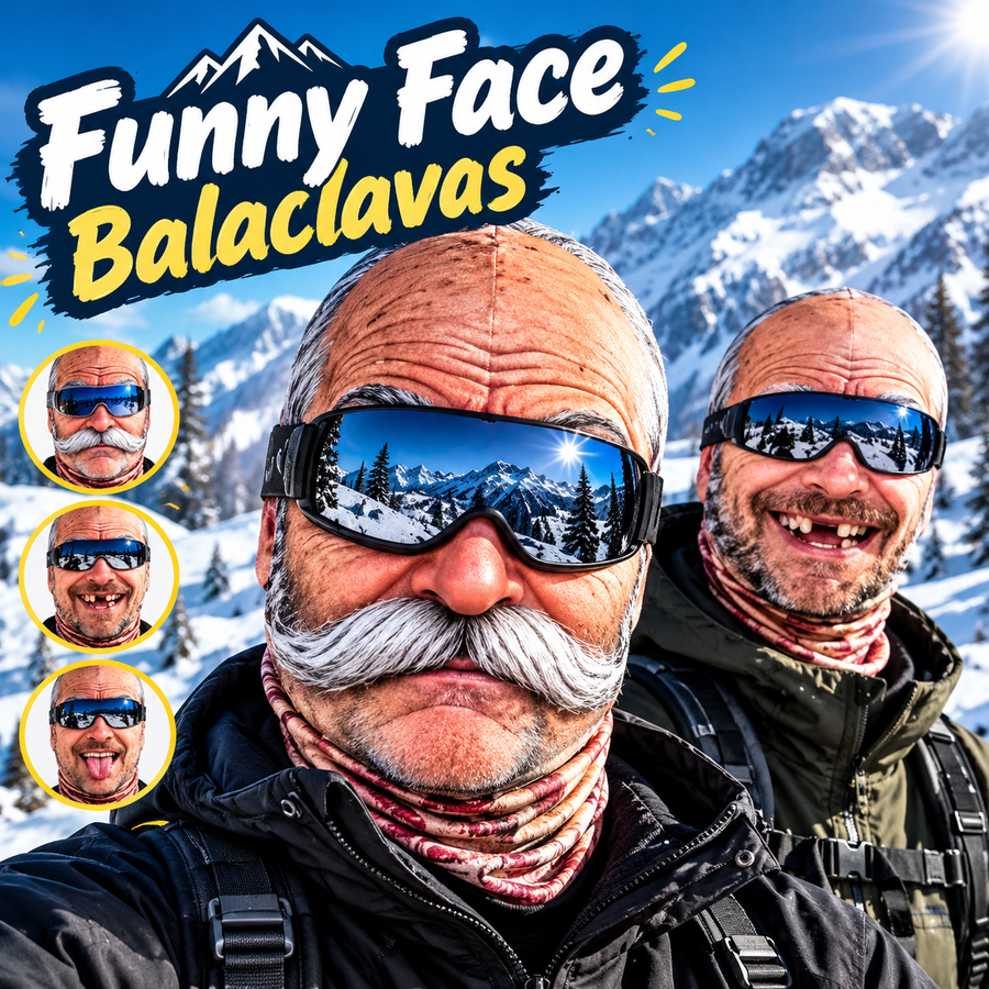 Funny Face Ski Mask – Hilarious Winter Balaclava