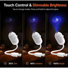 360° Holographic Starry Sky Projector – Galaxy & Nebula Night Light