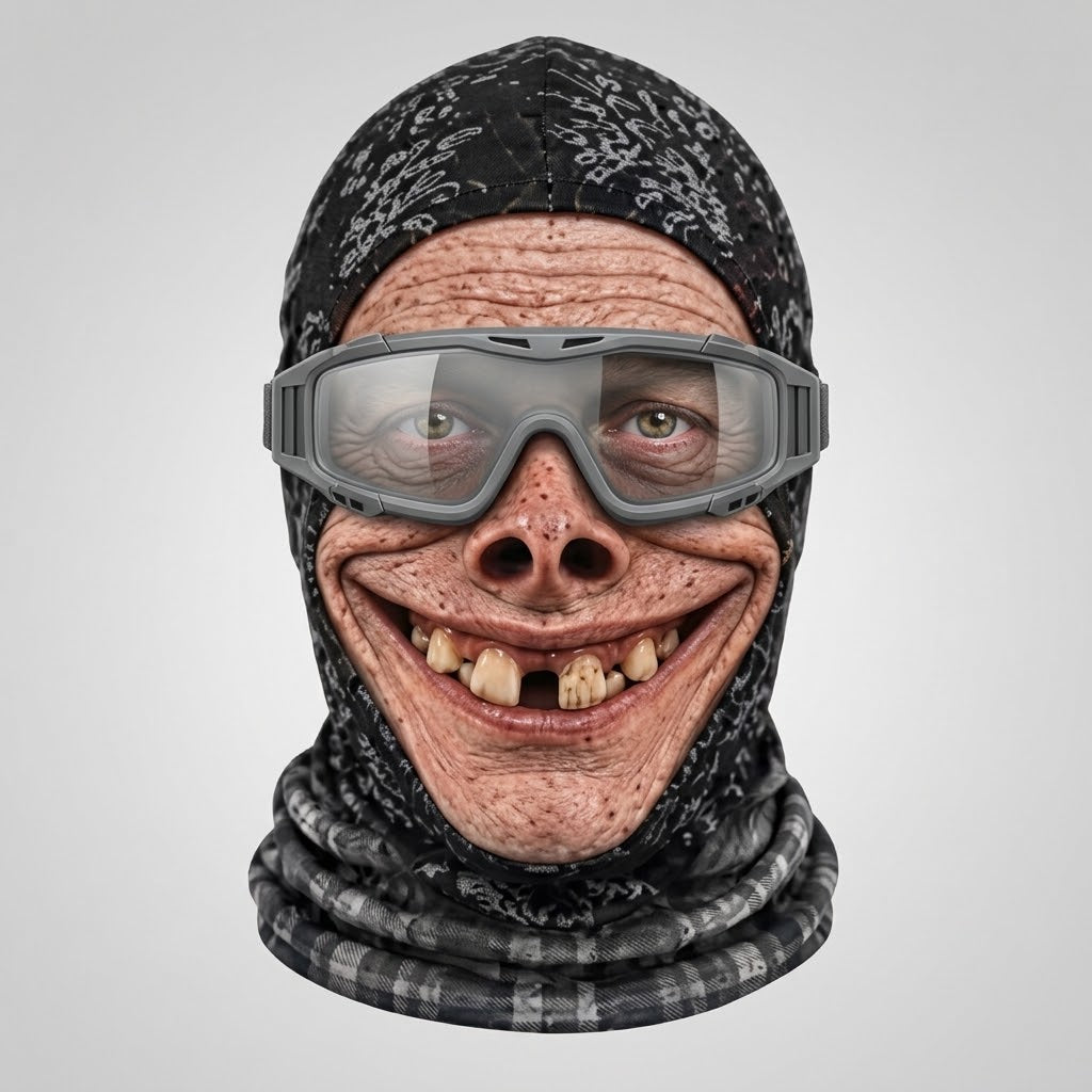 Funny Face Ski Mask – Hilarious Winter Balaclava